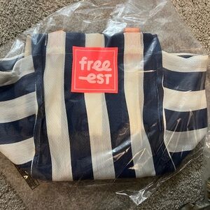 NWT Free People/Free-est Striped Tote/beach Bag